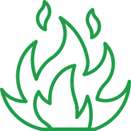 Fire rating icon